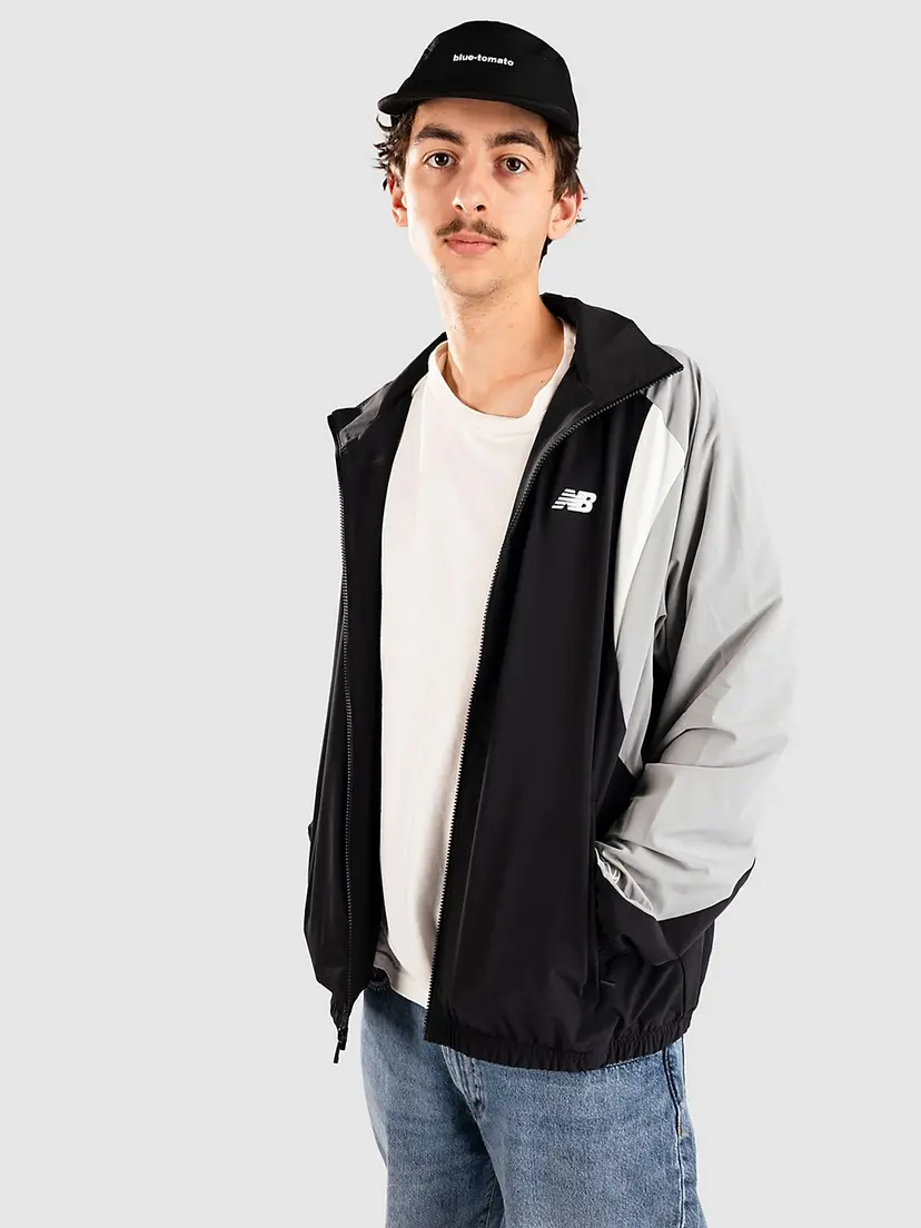 New Balance New Balance Woven Track Jakke svart