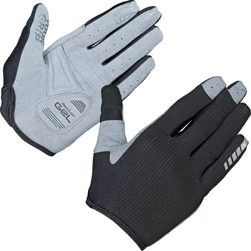 GripGrab Gripgrab Women's Shark Padded Full Finger Glove Black