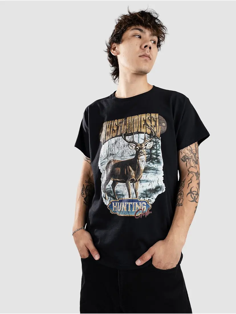 Whistlindiesel Whistlindiesel Hunting Club T-skjorte svart