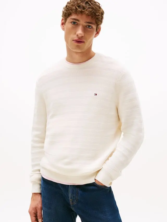Tommy Hilfiger STRIPE STRUCTURE C NK