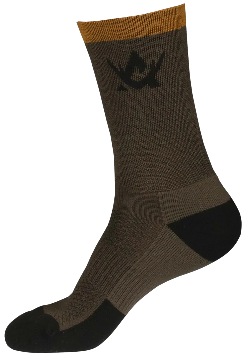 Alaska 1795 Alaska 1795 Superior Merino Sock 2-pack Brown/Black