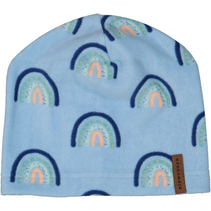 Geggamoja Fleecemössa Blue Rainbow - M 5-6 år