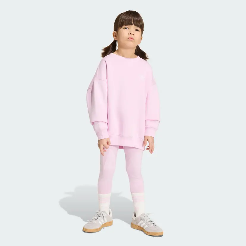 Adidas OVERSIZED CREW LEGGINGS SETT