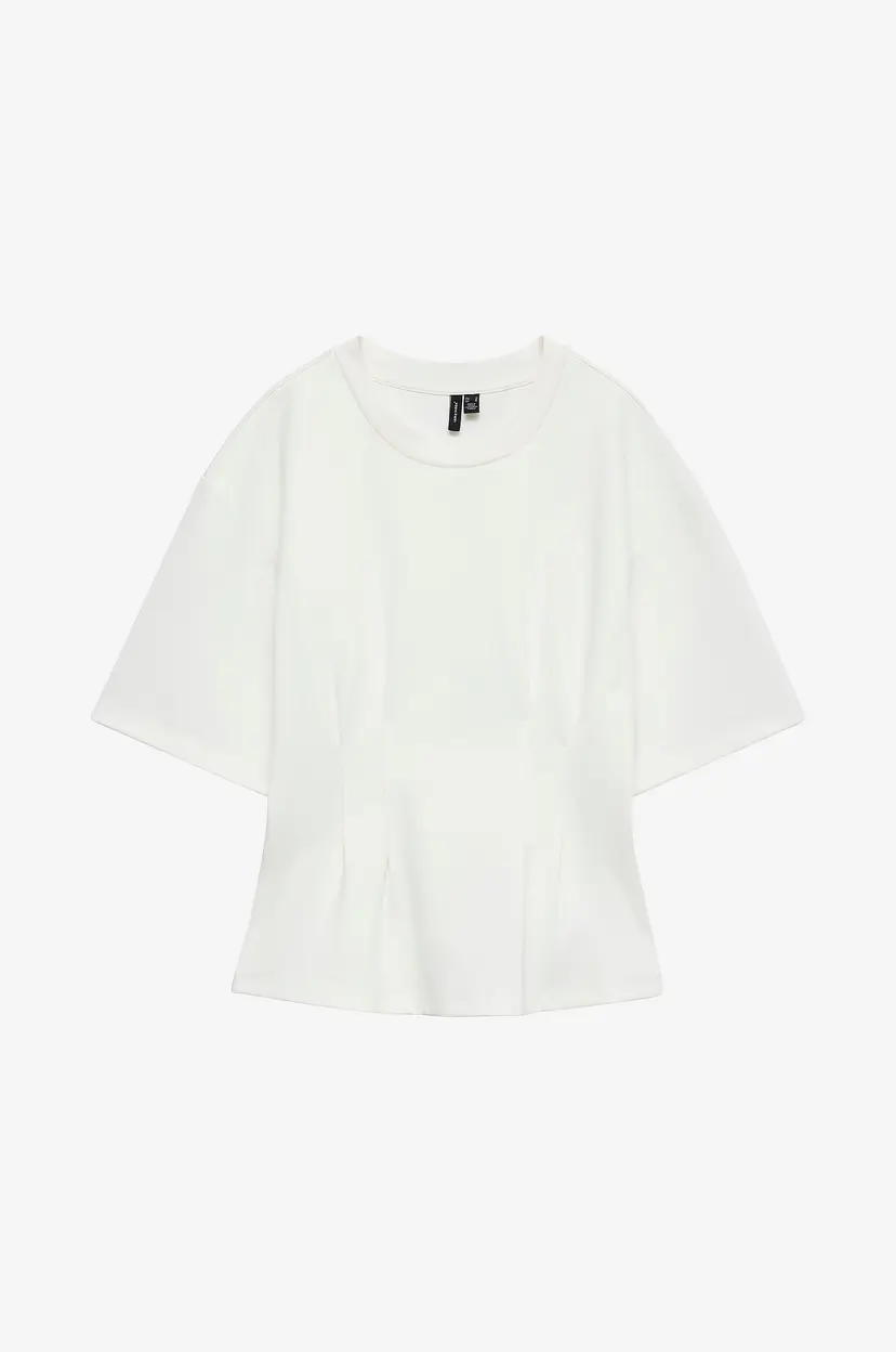 Vero Moda Topp vmTanya 2/4 Fitted - Hvit