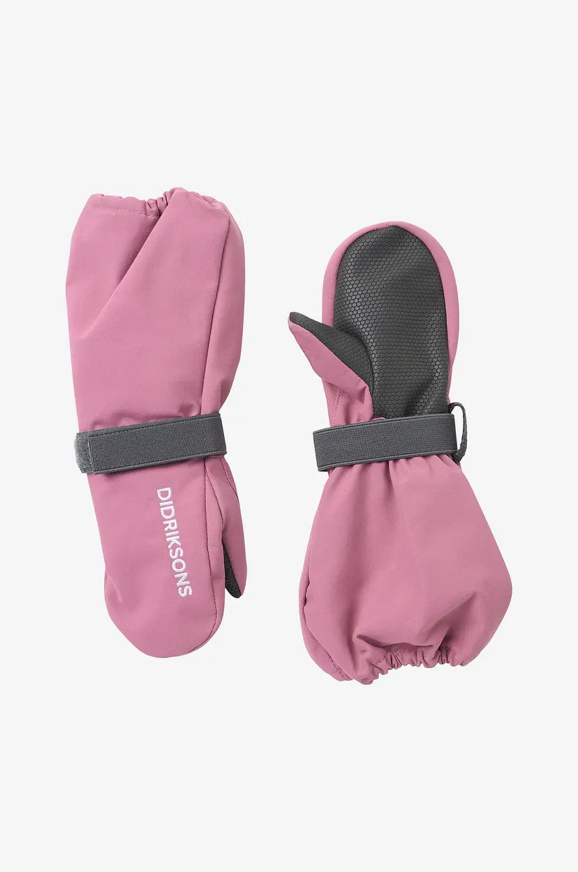 Didriksons Vintervotter Biggles Kids' Mittens - Rosa