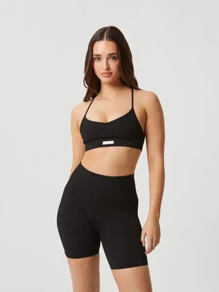 Björn Borg Studio Seamless Ribbed Strap Bra