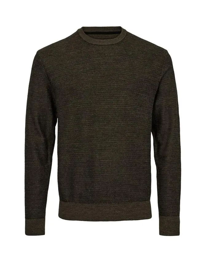 Gino Marcello O-neck wool modern fit