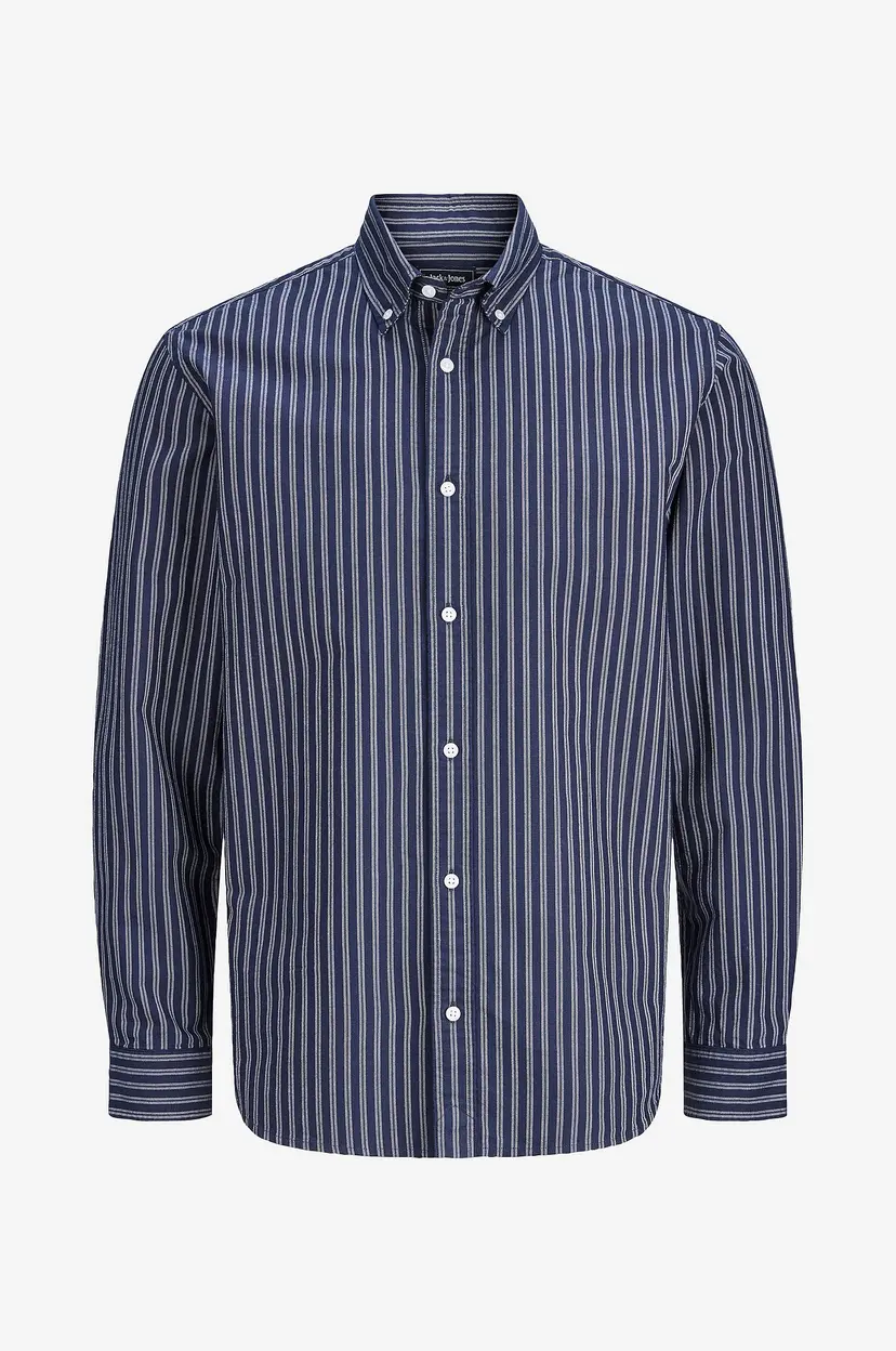 Jack & Jones Skjorte jprBluharvey Oxford L/S - Blå
