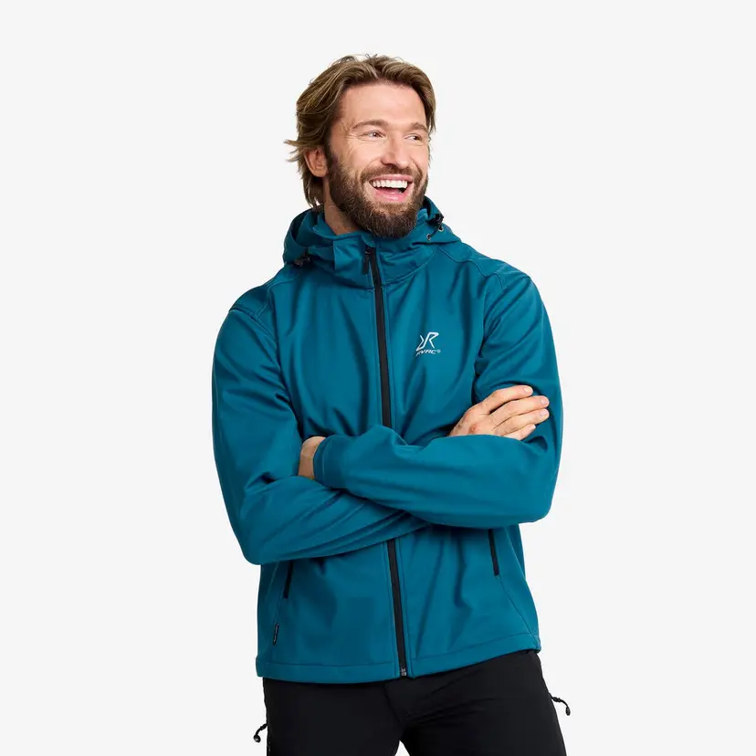 RevolutionRace Responder Softshell Jacket Herre Moroccan Blue