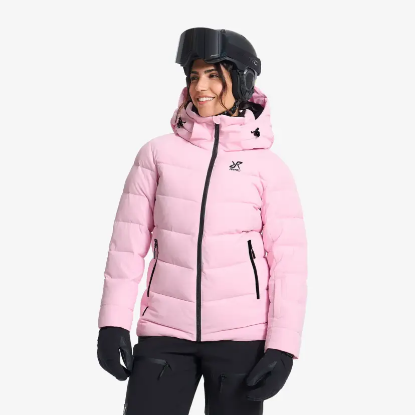 RevolutionRace Glint Insulated Ski Jacket Dame Pink Mist