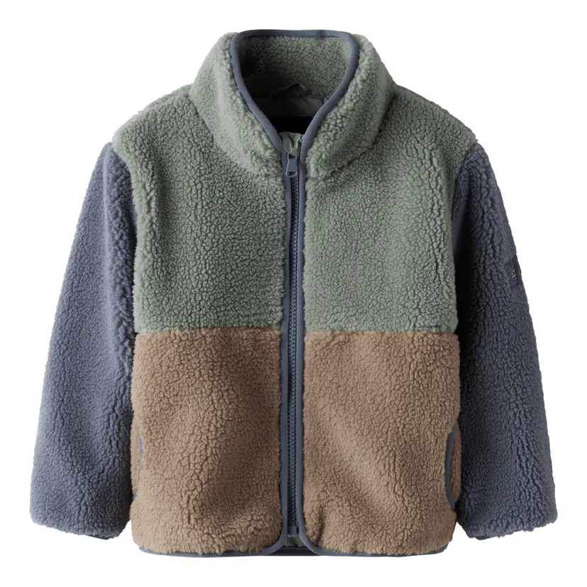 NAME IT Name It - Fleecejakke Mimba Sherpa Chinois Green