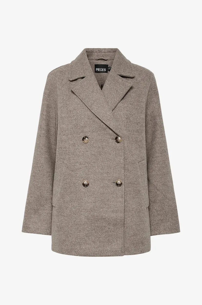 Pieces Jakke pcMarbel Coat - Brun