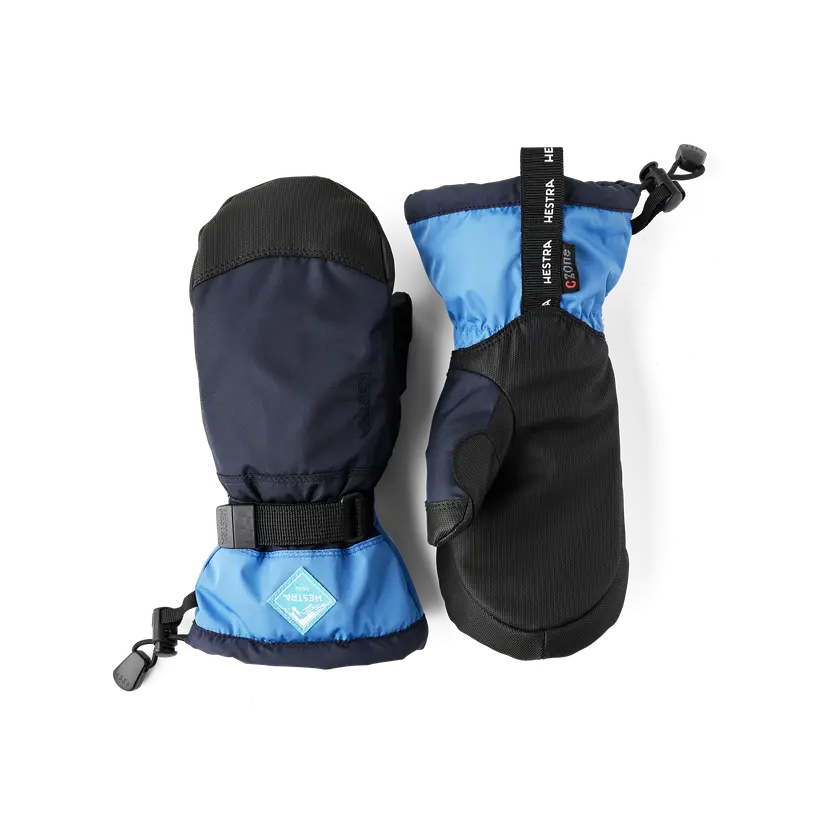 Hestra Vintervotter «Gauntlet CZone Jr» Dark navy/Sky blue