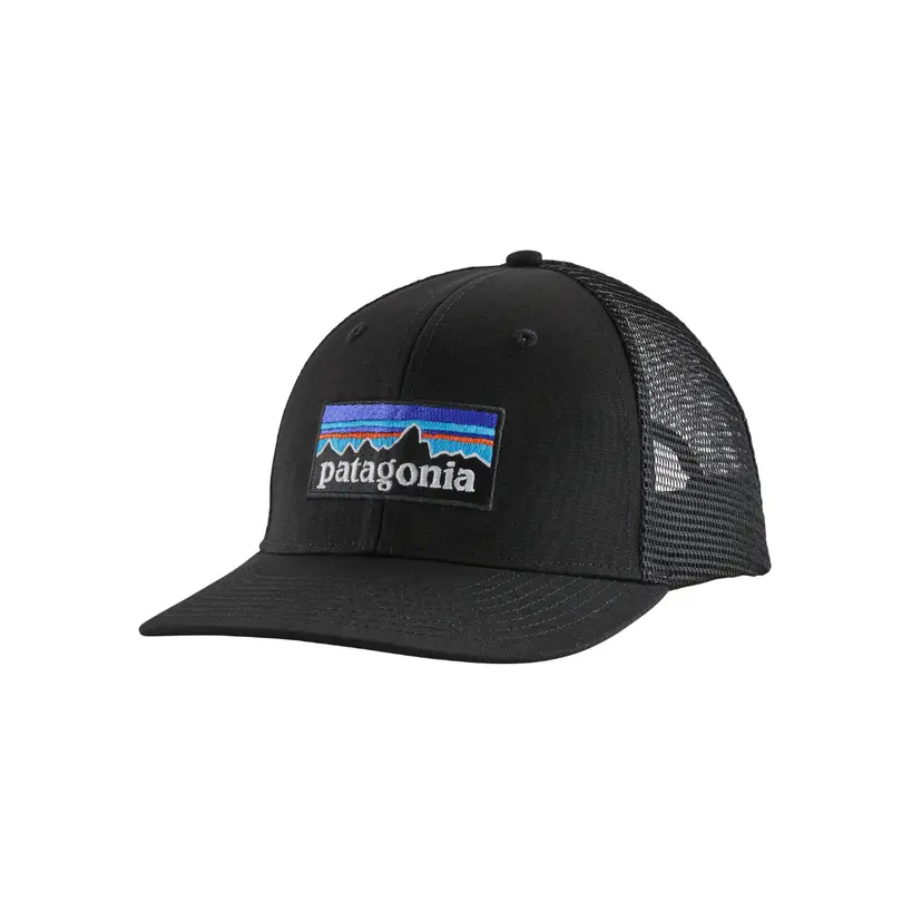 Patagonia Patagonia - Caps P-6 Logo Trucker Hat Black