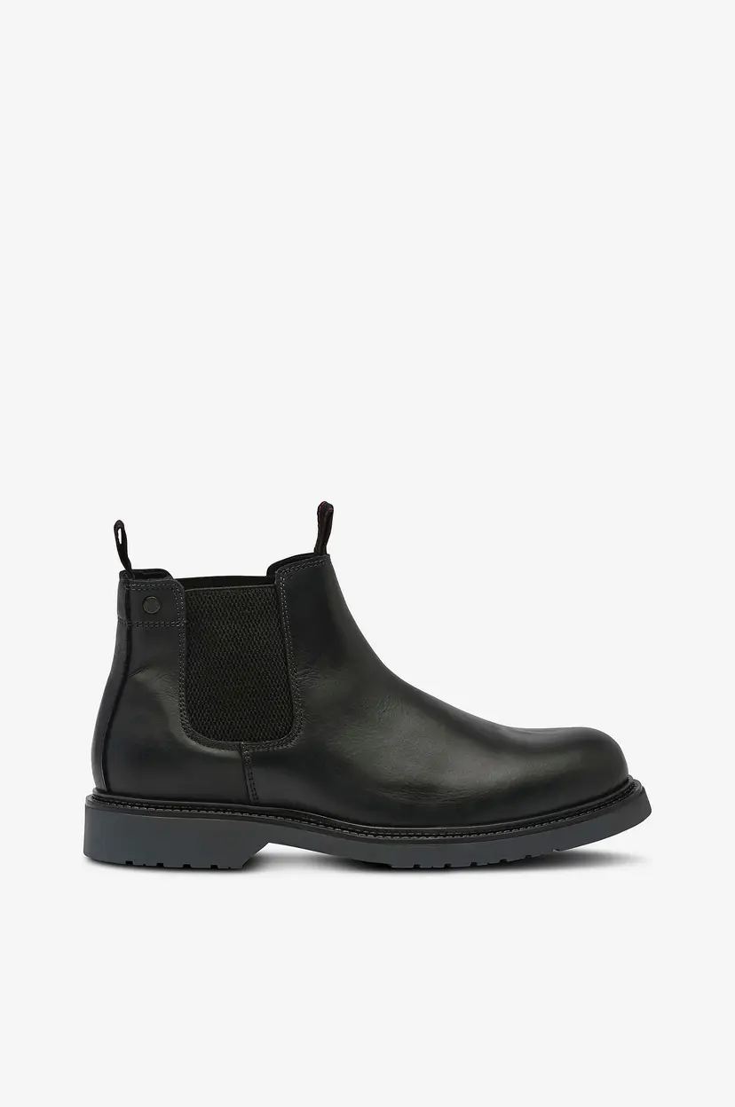 Jack & Jones Chelseaboots jfwLeyton Leather SN - Svart