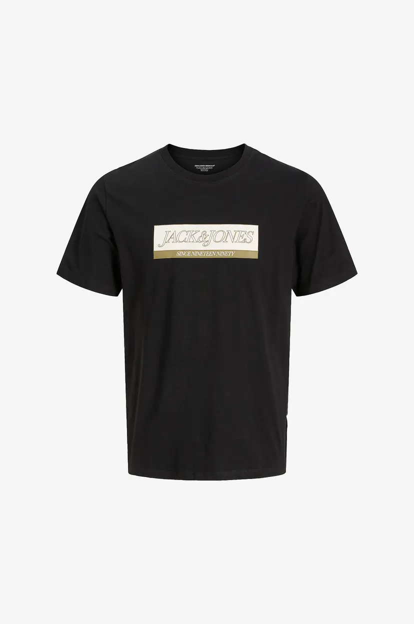 Jack & Jones Junior T-skjorte jorInwood Block Brand Tee SS CN - Svart