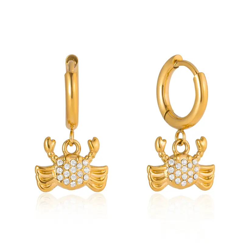 Céleste Céleste Earrings Isoline-Rose 18K Gold