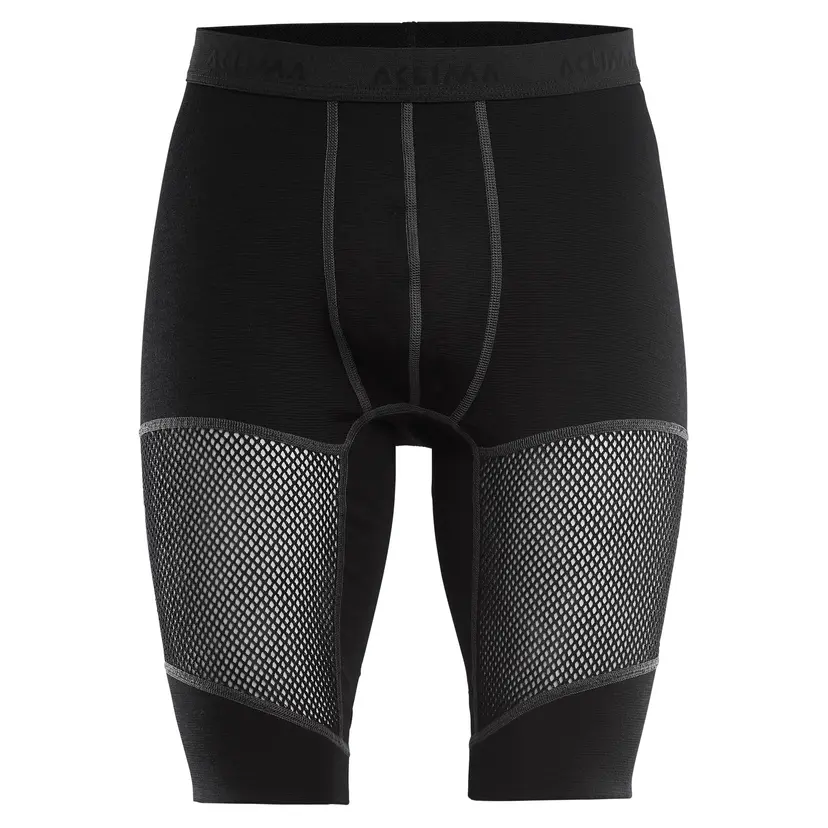 Aclima Aclima Men's WoolNet Long Shorts Jet Black