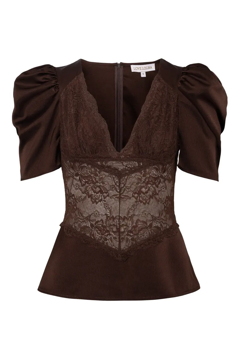 Love Lolina Francis Top Espresso - XXS