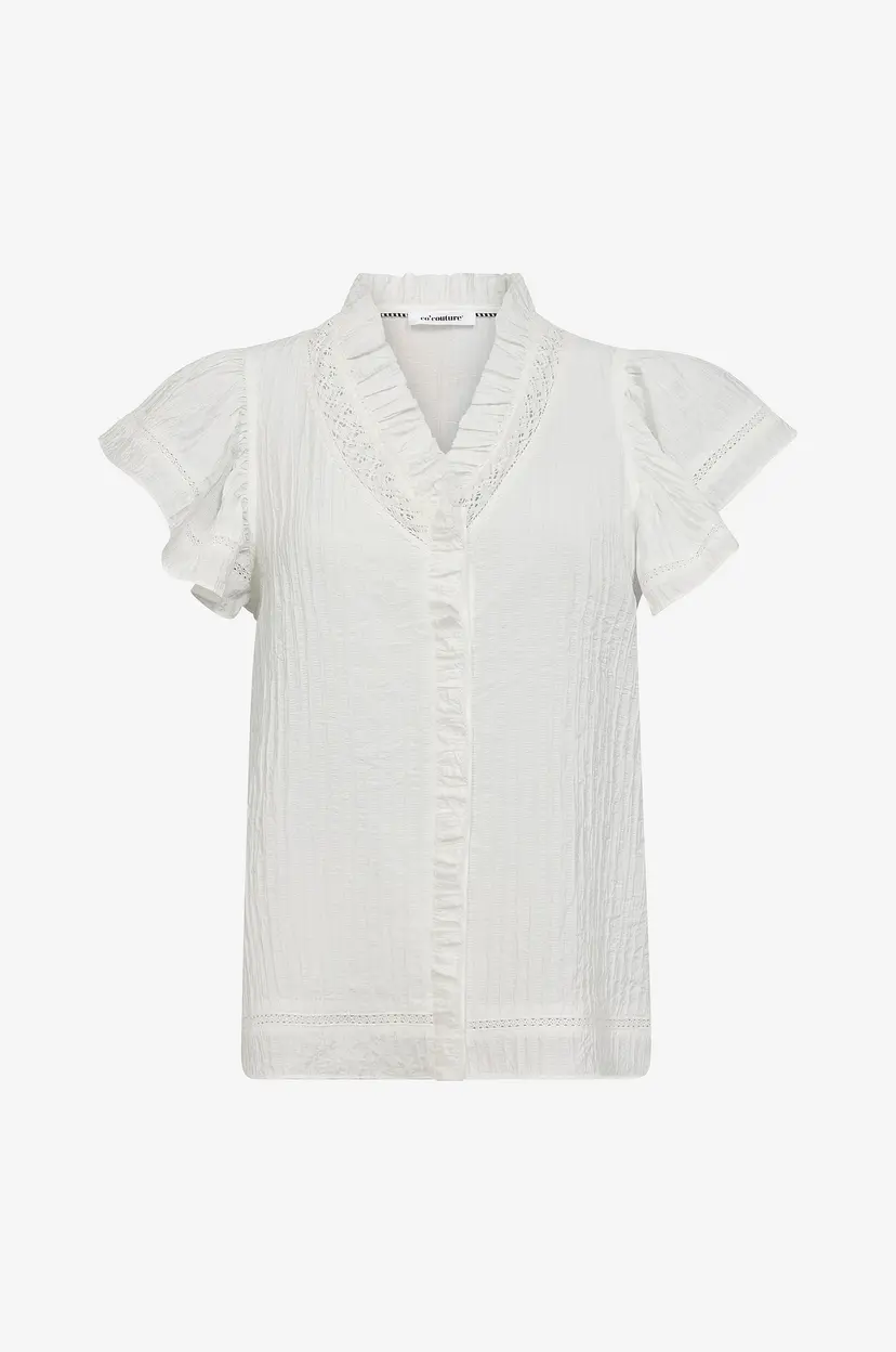 Co'couture Bluse AlisaCC Lace - Hvit