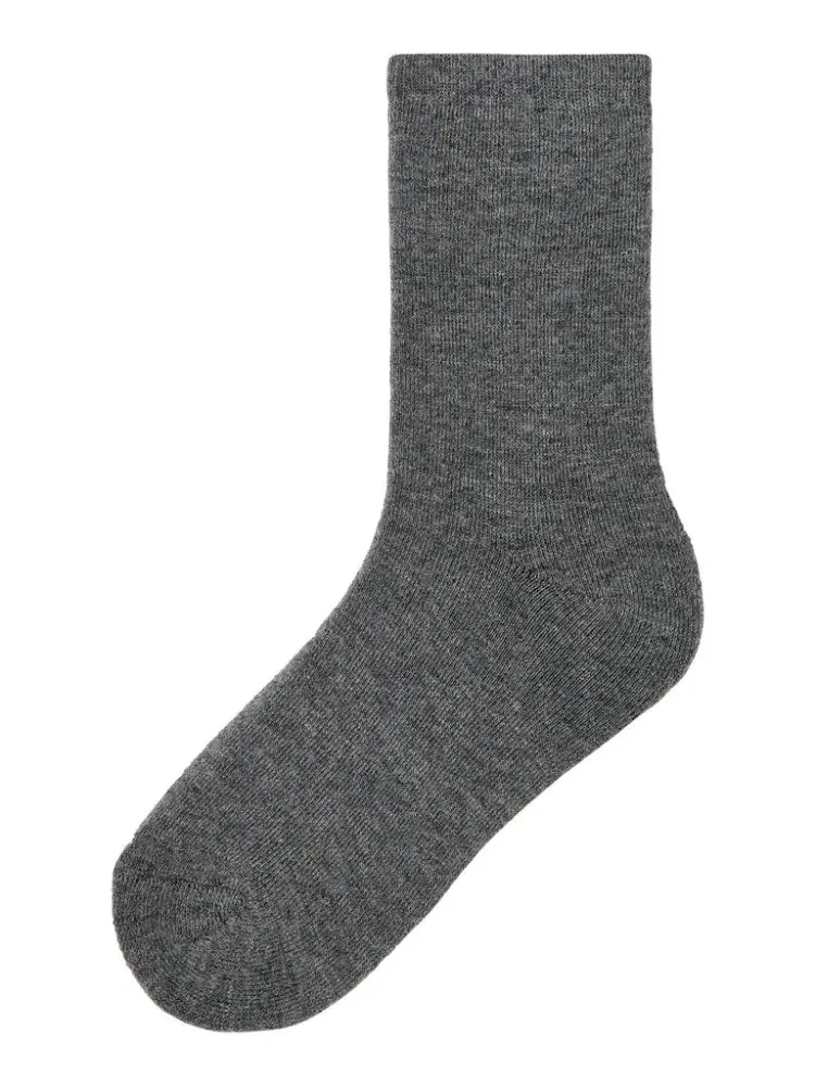 NAME IT Name It - Ullsokker Waksi Dark Grey Melange