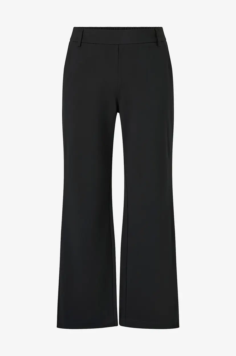 Only Carmakoma Bukse carGoldtrash Life MW Straight Pant - Svart