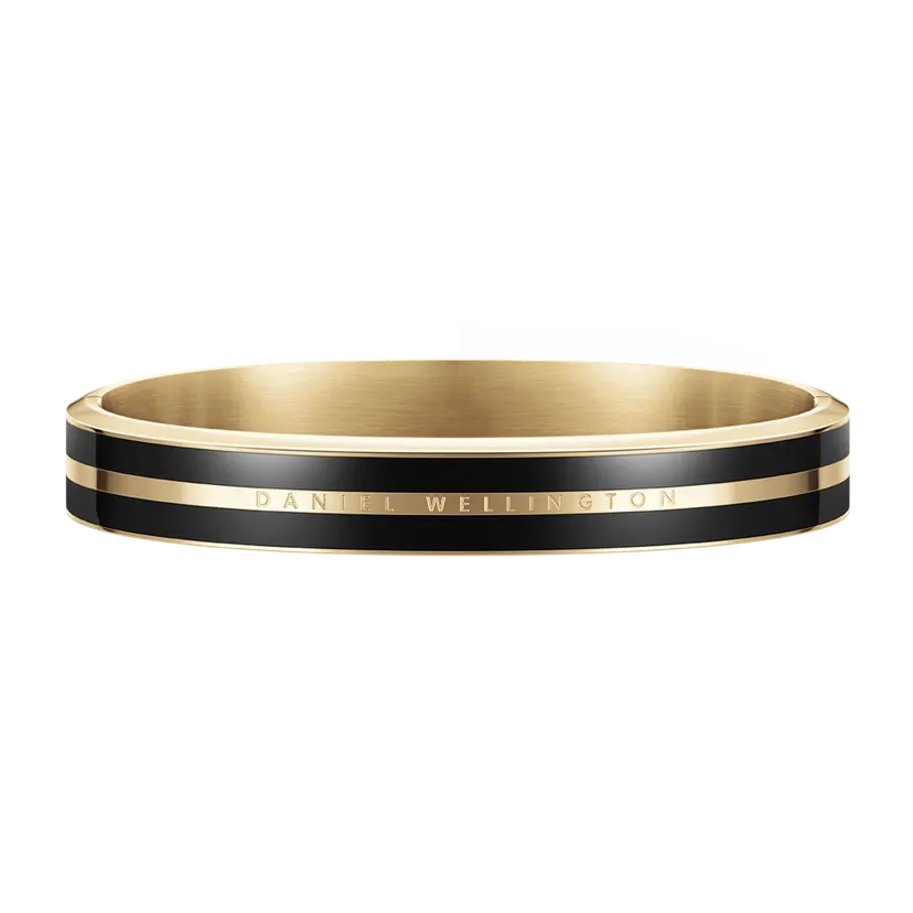 Daniel Wellington Gold Bracelet Emalie Infinite Black | DW