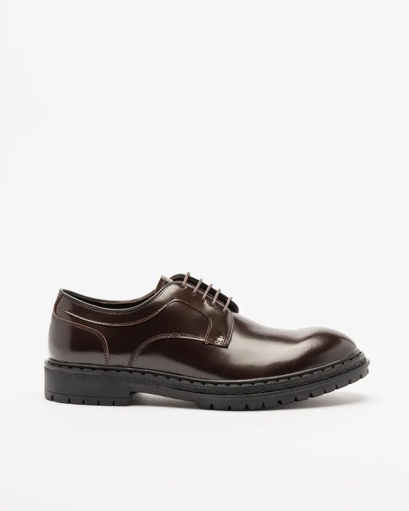 PROF PROF 2520-V01 Brown Derby shoes