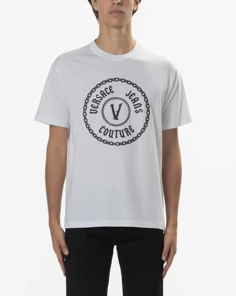 Versace Jeans Couture Versace Jeans Couture 77GAHT03 White T-shirt