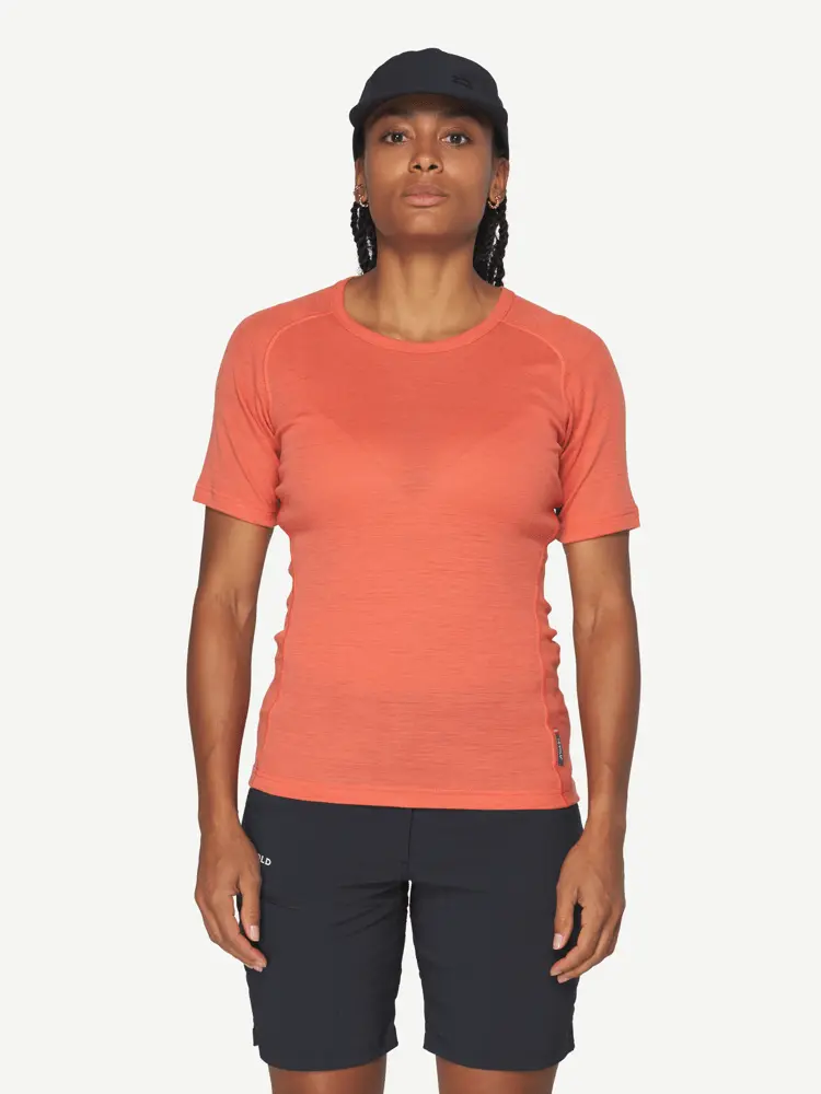 Devold Devold - Adventure Merino 190 T-skjorte Dame - Large - Rosa