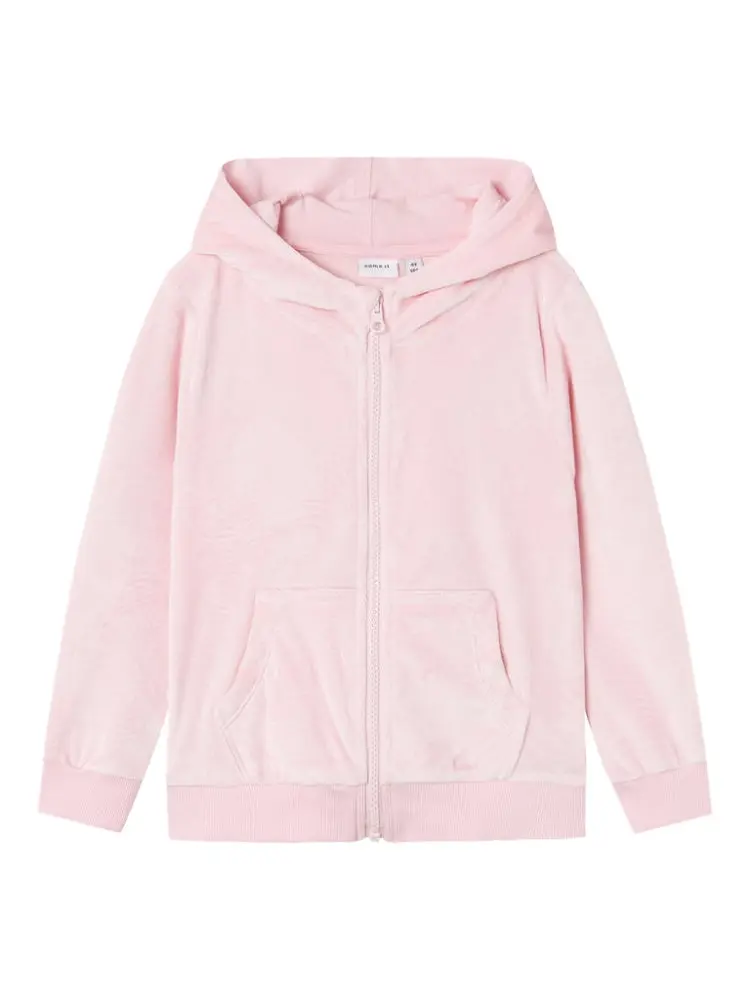 NAME IT Name It - Hettejakke Velour Najala Parfait Pink