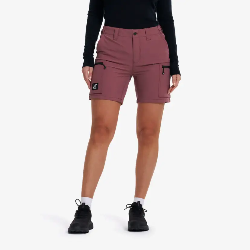RevolutionRace Nordwand Stretch Shorts Dame Vintage Rose