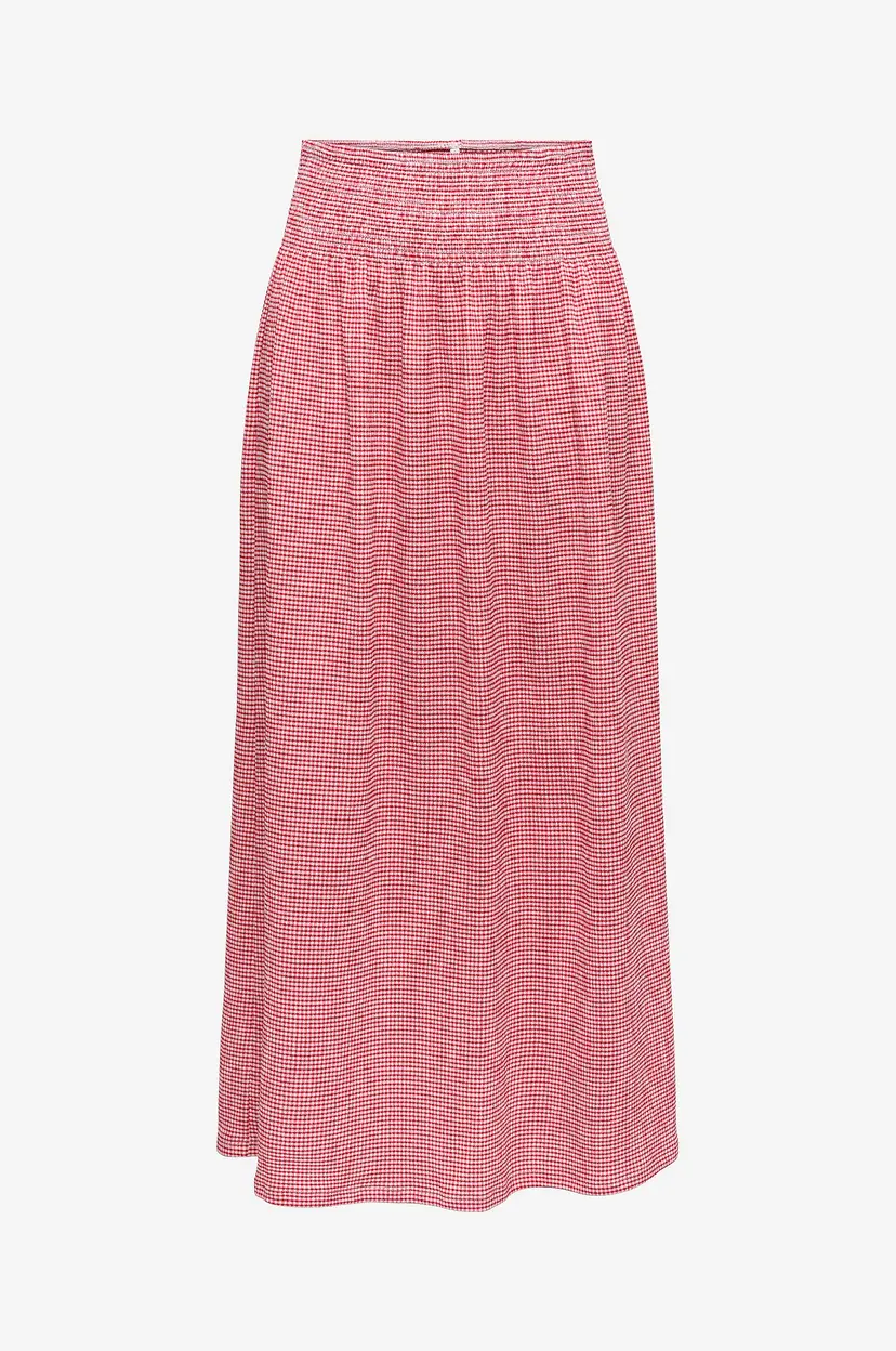 ONLY Maxi skjørt onlCelle Life Smock Skirt CS Jrs - Rød