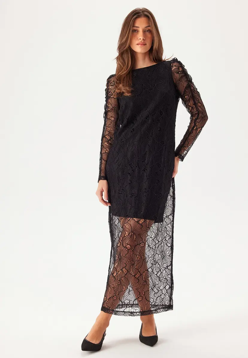 Vila Vibiana Lace L/S ANKLE DRESS A