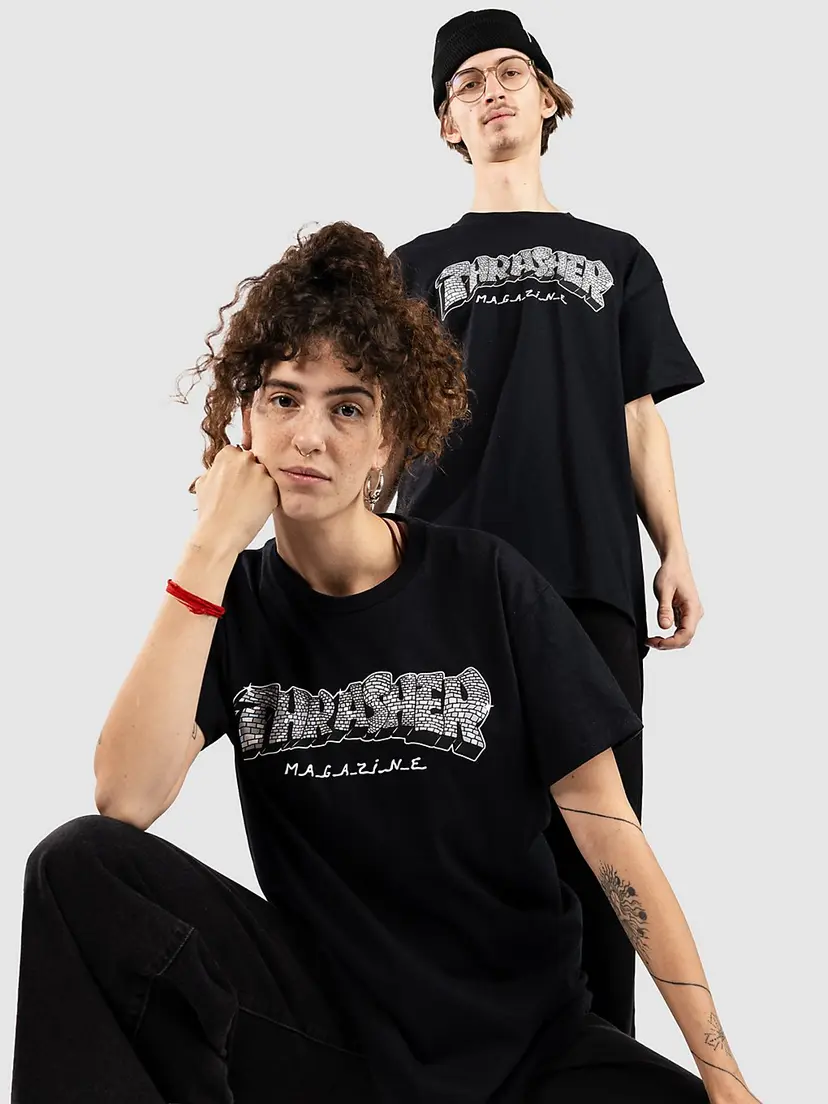 Thrasher Thrasher Disco By Spanky T-skjorte svart