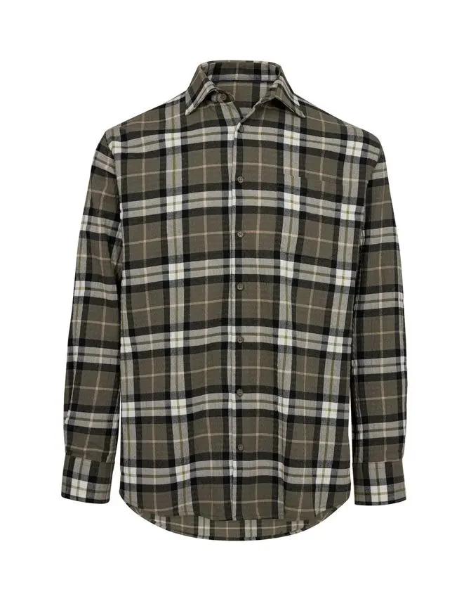 Black Blue Shirt l/s regular fit