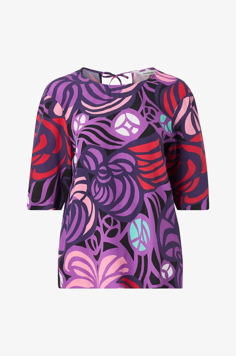 Marimekko Bluse Toinen Torstai - Lilla