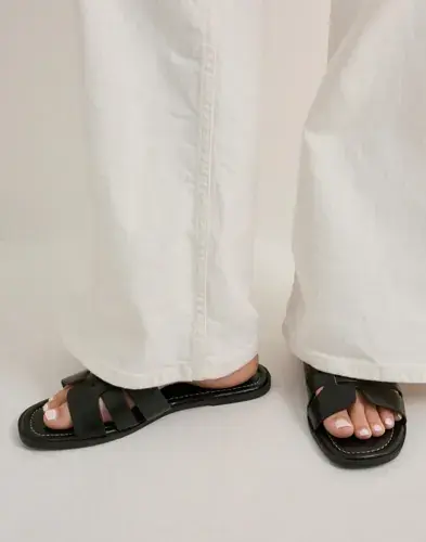 Nelly Nelly - Svart - Flat Sandal