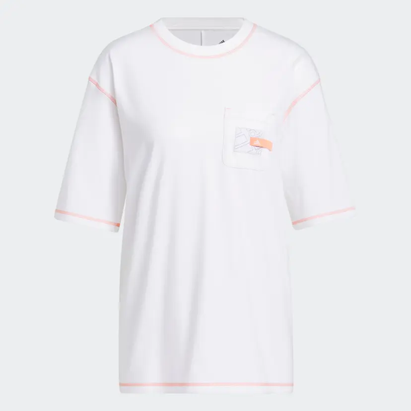 Adidas Sport Statement Boyfriend Pocket T-Shirt