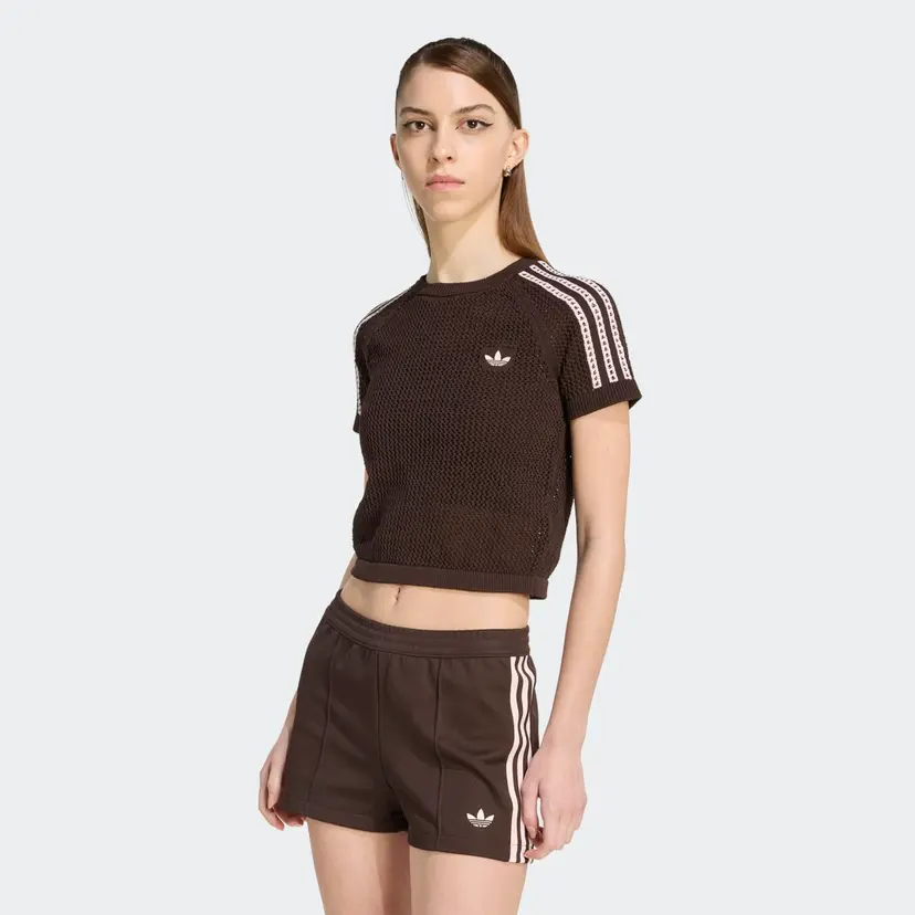 Adidas KNITTED CROCHET CALI T-SKJORTE