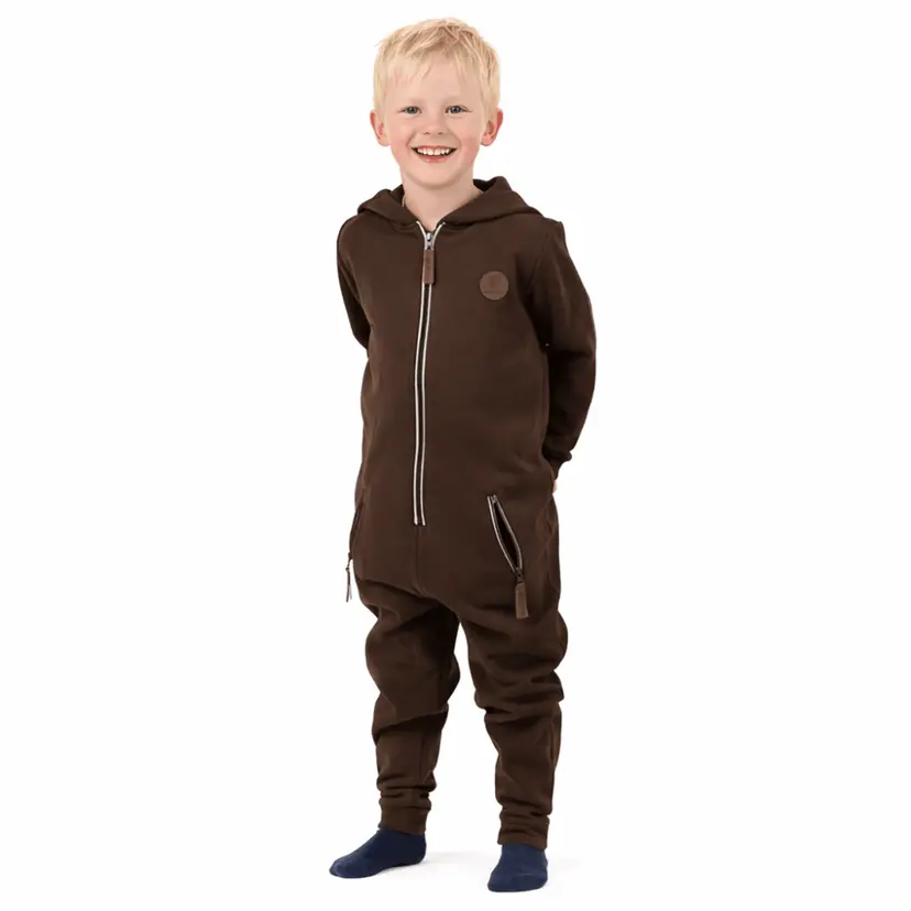 Bruse Bruse bomull jumpsuit, Gran, Chocolate Martini