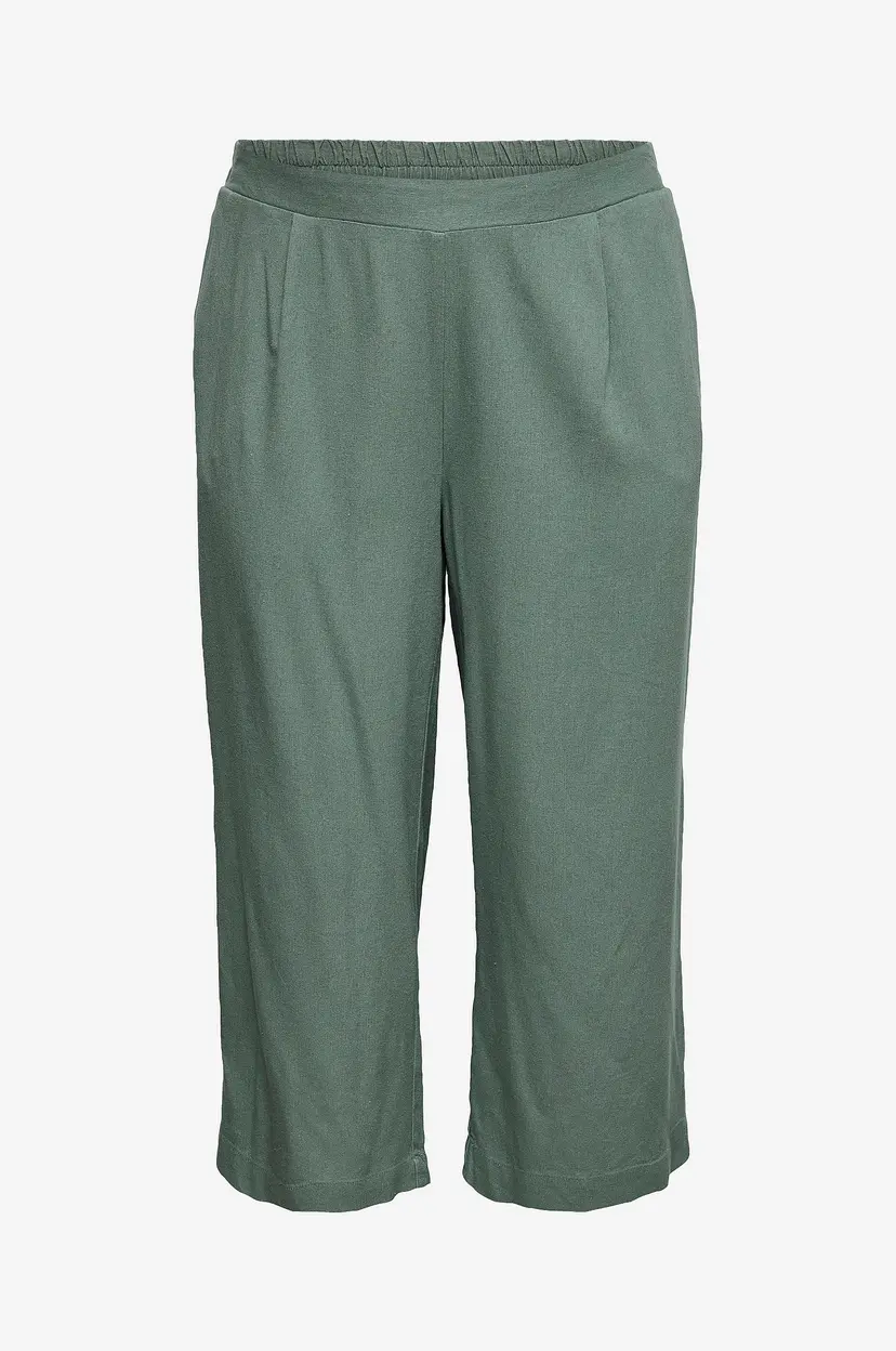 Vero Moda Curve Bukser vmcMymilo H/W Culotte Wvn GA C - Grønn