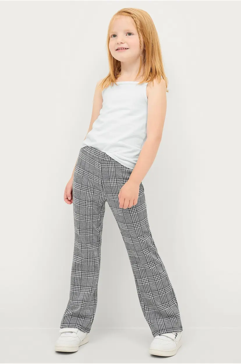Ellos Collection Leggings Elisa Jaquard Flare - Svart