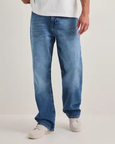 Que Sera Sera Que Sera Sera Luke Loose denim Loose fit jeans Blå