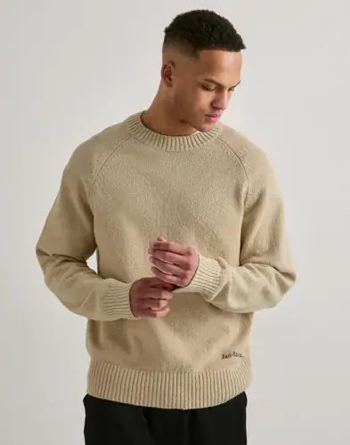 Les Deux Les Deux Brad Roundneck Knit Strikkegensere Beige