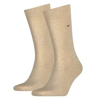 Tommy Hilfiger Tommy Hilfiger Strømper 2P Men Classic Sock Beige Str 47/49 Herre