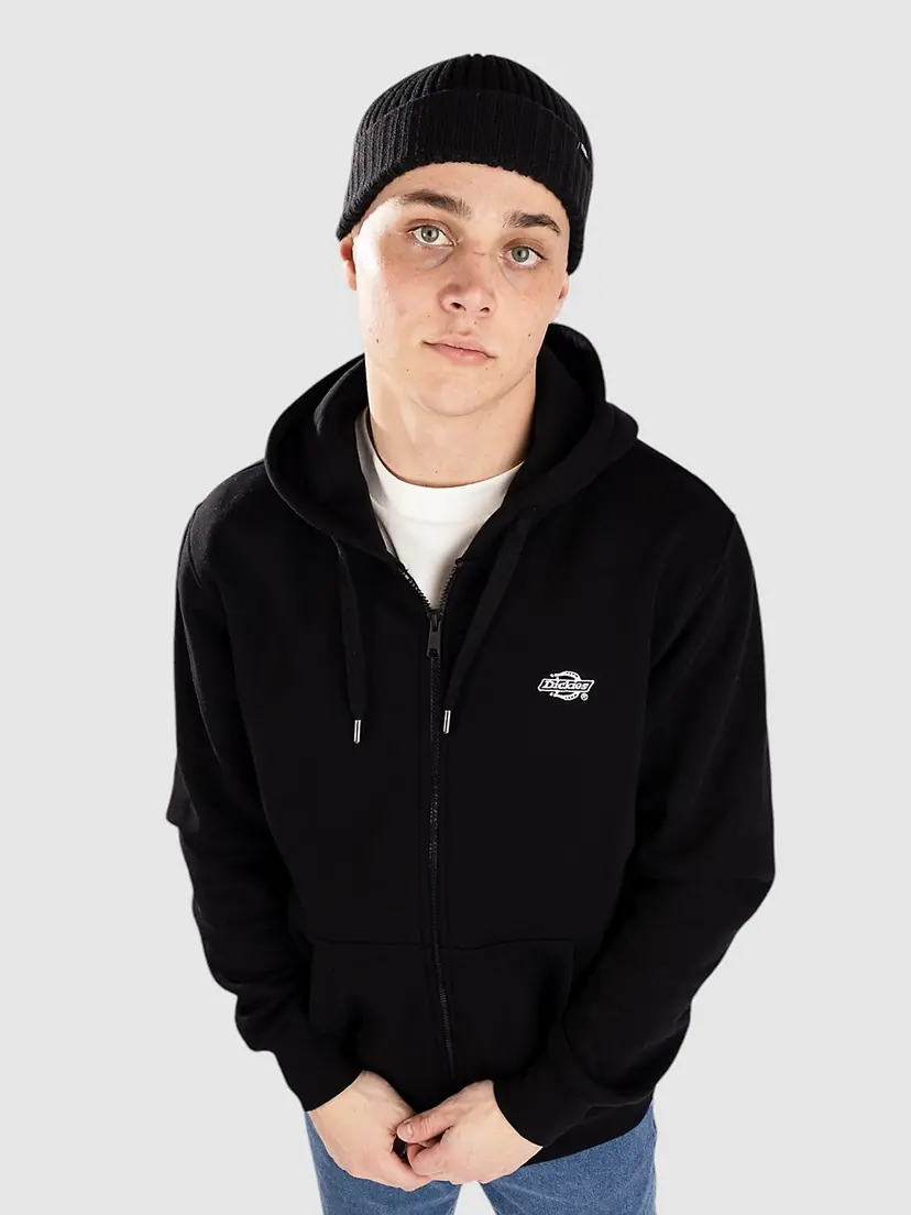 Dickies Dickies Summerdale Through Hettegenser med glidelås svart