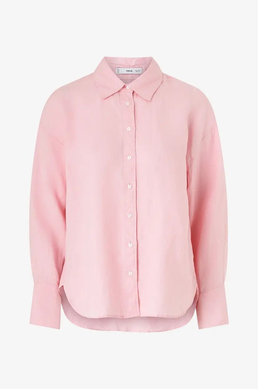 Mango Linskjorte Alada - Rosa