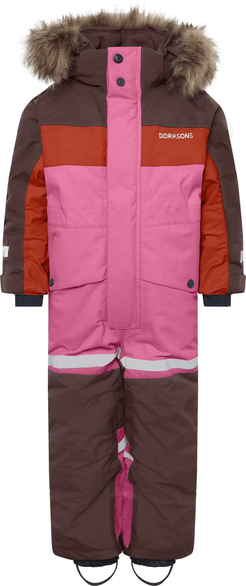 Didriksons Didriksons Kids' Bjärven Coverall Shadow Brown