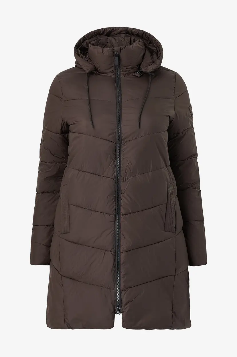 KAFFE Curve Kåpe kcSusanna Coat - Brun